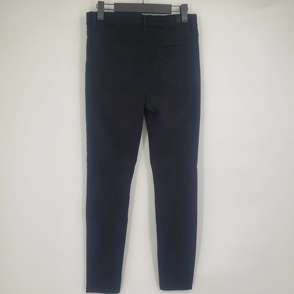 Vintage Jordache Jeans Juniors Size 18 Black Super Skinny Snap Button Closure - Picture 3 of 9